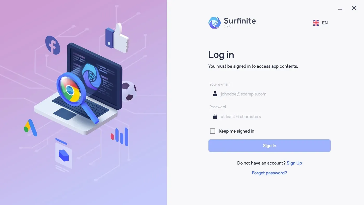 Nhược điểm của Surfinite Browser là gì?